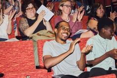 2024 GBYPA Ceremony audience cheers proud family members ilhumanitiesgwendolynbrooksawards09142024 0973