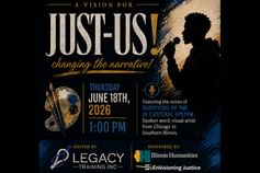 Just US event poster