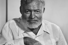 Yousuf Karsh Ernest Hemingway 1957 Black White
